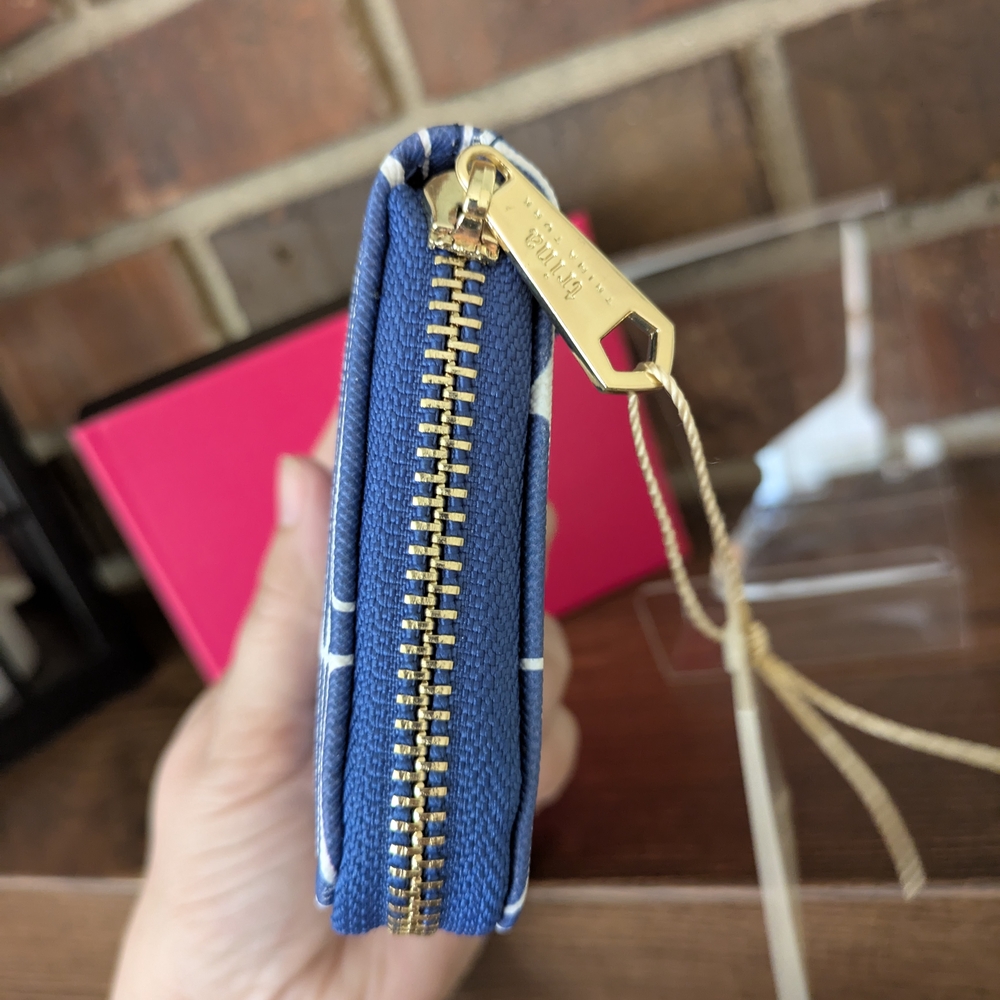 Trina Turk Blue and White Wallet - Picture 5 of 10
